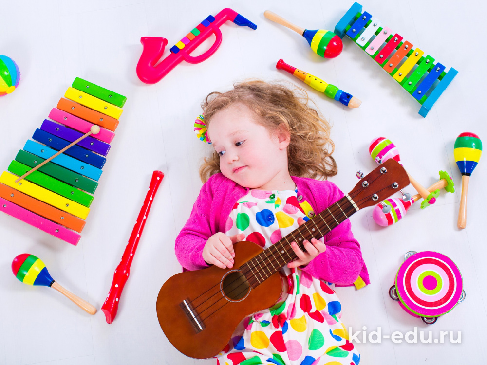 Разнообразие музыкальных инструментов для детей дошкольного возраста